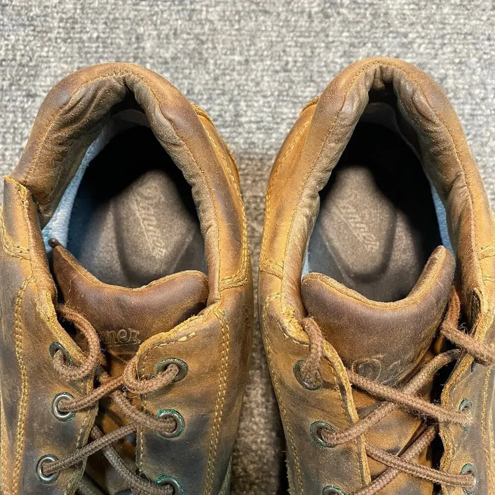Danner Terra Force Brown Leather Gore Tex Hiking Boots Mens 10 Waterproof Shoes